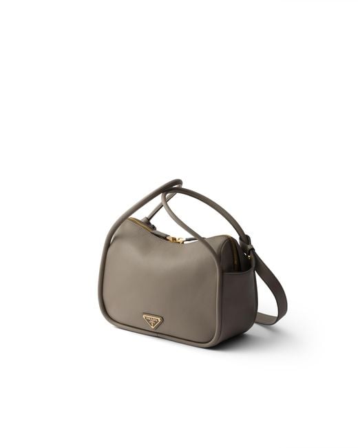 Prada Natural Darling Leather Handbag
