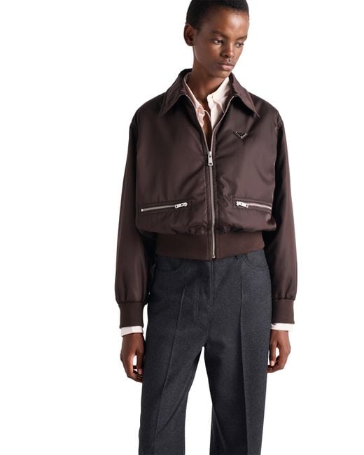 Prada Red Re-Nylon Blouson Jacket
