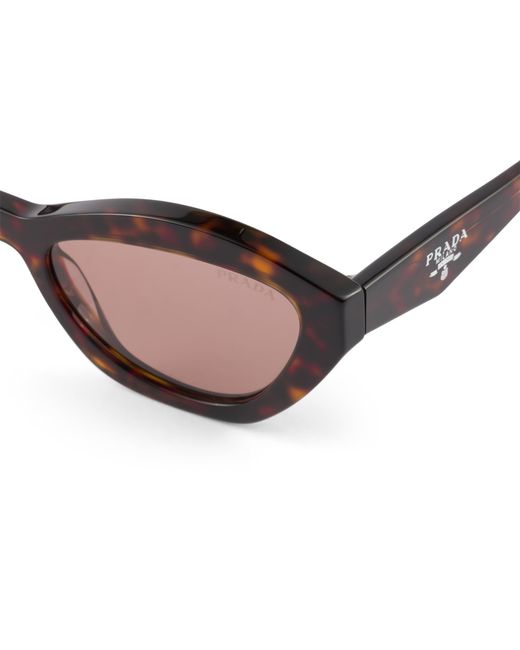 Prada Pink Sunglasses With Logo