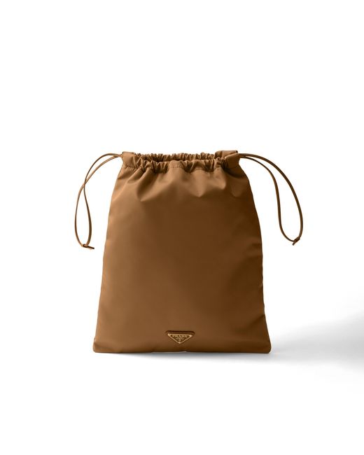 Prada Brown Wish Re-Nylon Pouch