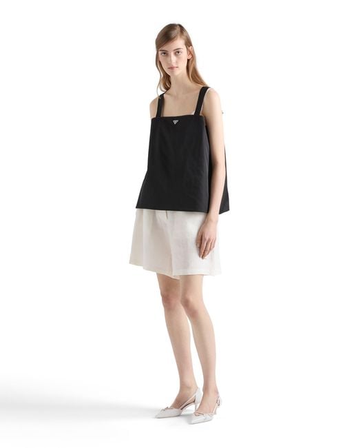 Prada Black Re-Nylon Top
