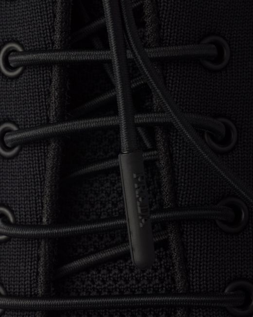 Prada Black Stretch Knit Sneakers for men