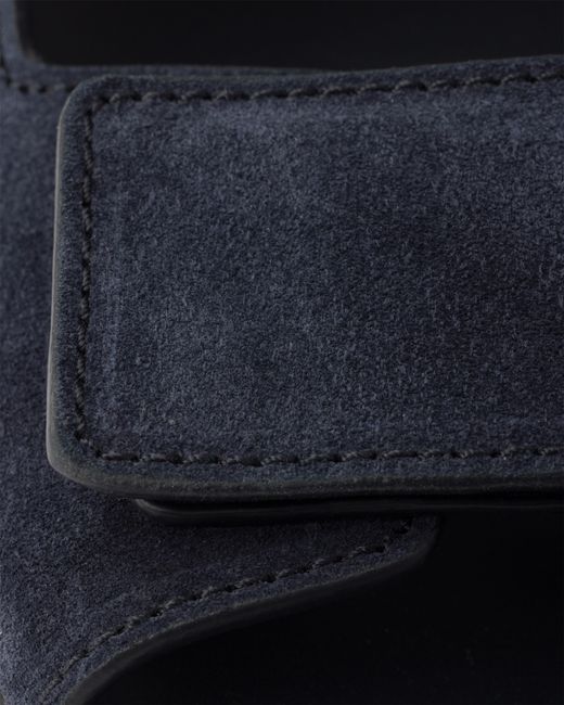 Prada Blue Suede Band Sandals for men