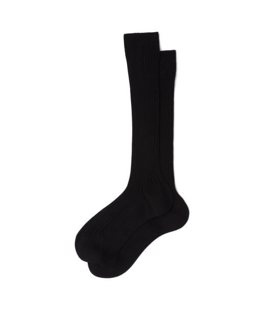Prada Black Cotton Socks