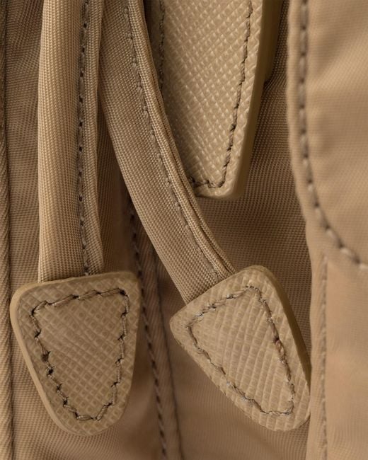 Prada Natural Re-Edition 1978 Small Re-Nylon Backpack, Camel