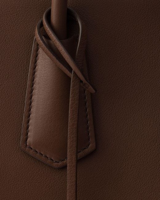 Prada Brown Large Leather Tote Bag