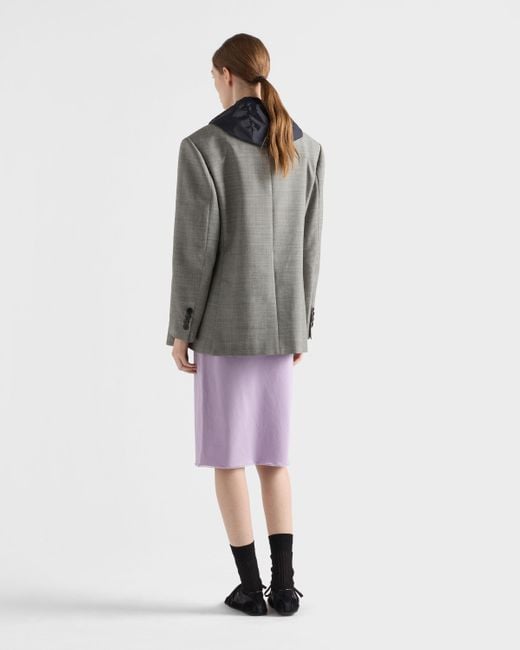 Prada Purple Jersey Slip