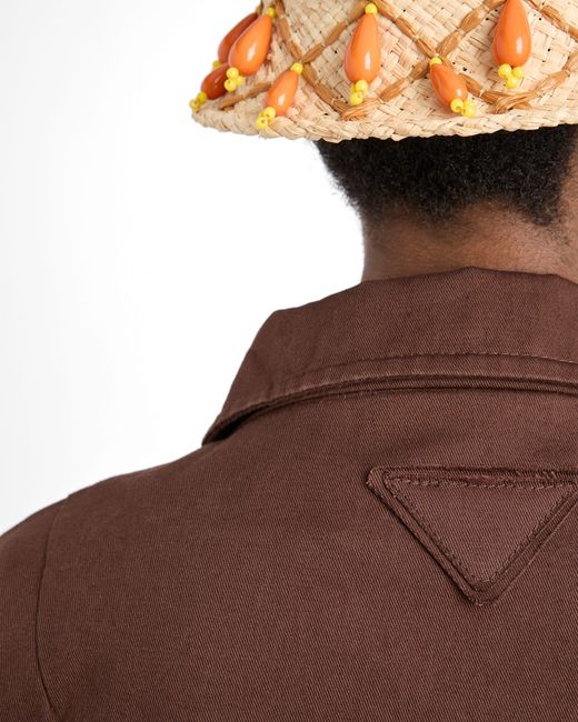 Giubbotto di Prada in Brown