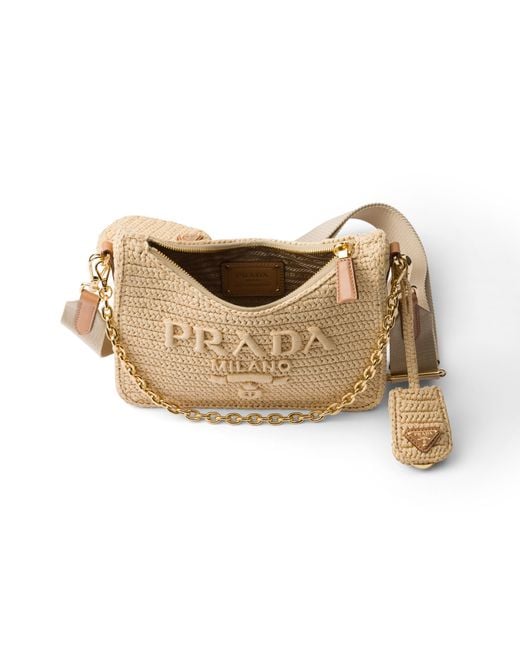Borsa Re-Edition 2005 di Prada in Natural