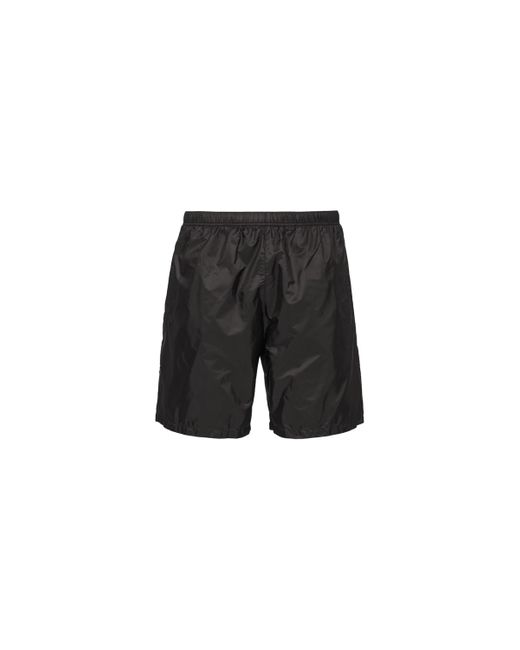 Prada Black Nylon Swim Shorts for men