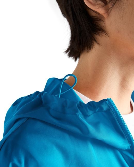 Prada Blue Re-Nylon Rain Jacket