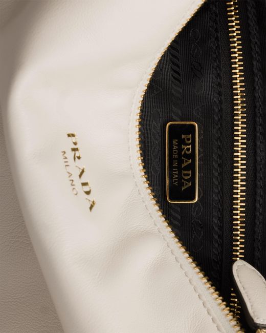 Prada Natural Nappa Leather Mini Shoulder Bag