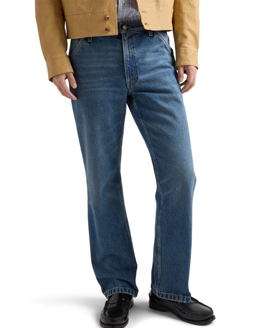 Prada Blue Regular Washed Denim Jeans for men