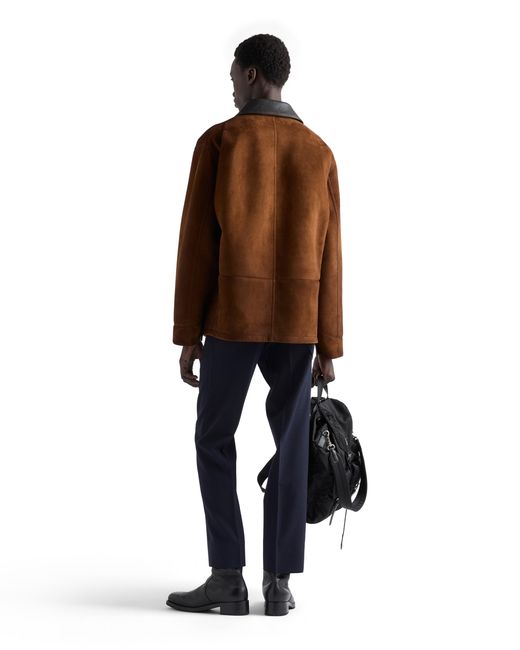 Caban di Prada in Brown da Uomo
