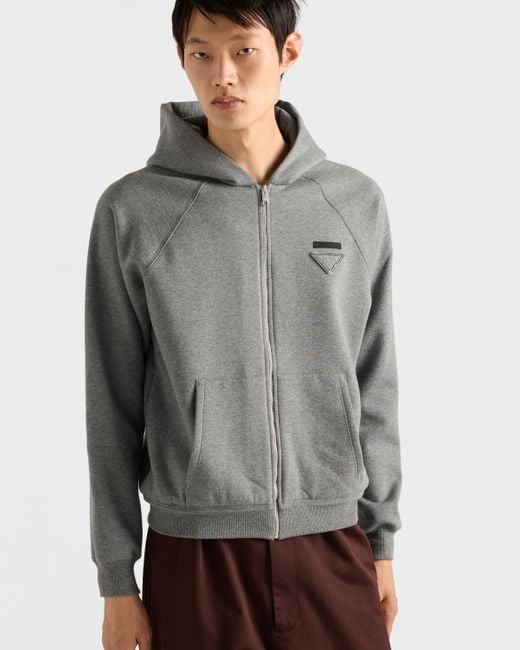 Felpa di Prada in Gray da Uomo