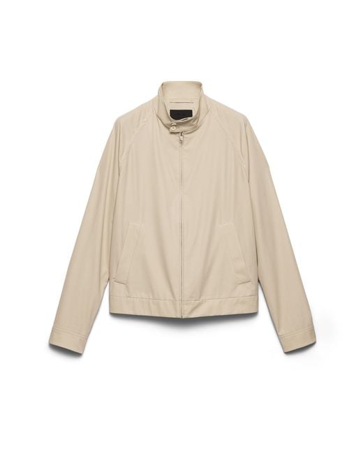 Prada Natural Cotton Jacket, Sand for men