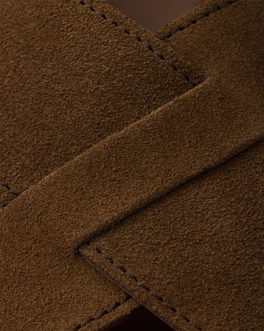 Prada Brown Suede Sandals