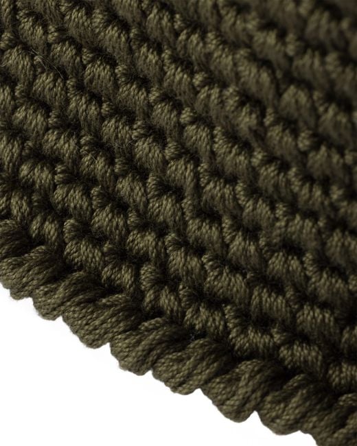 Prada Green Crochet Bucket Hat for men