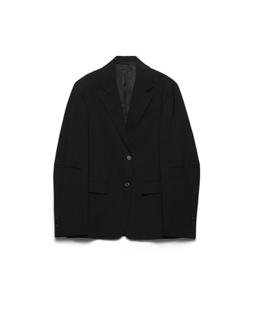 Prada Black Single-Breasted Jacket