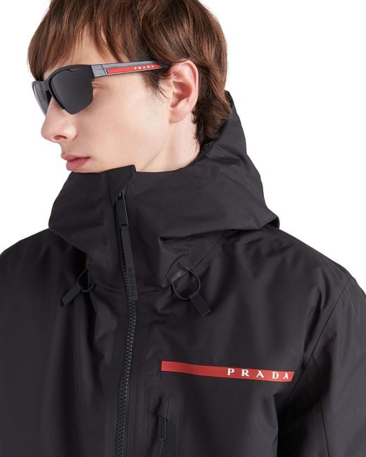 Prada Black Extreme-Tex Blouson Jacket for men