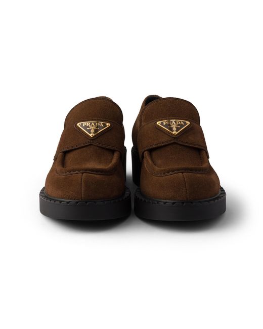 Prada Brown Low Shoes