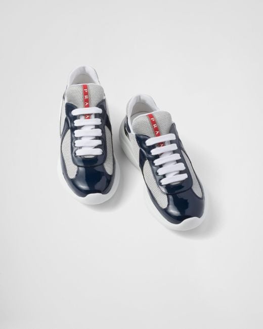 Prada Blue America's Cup Sneaker