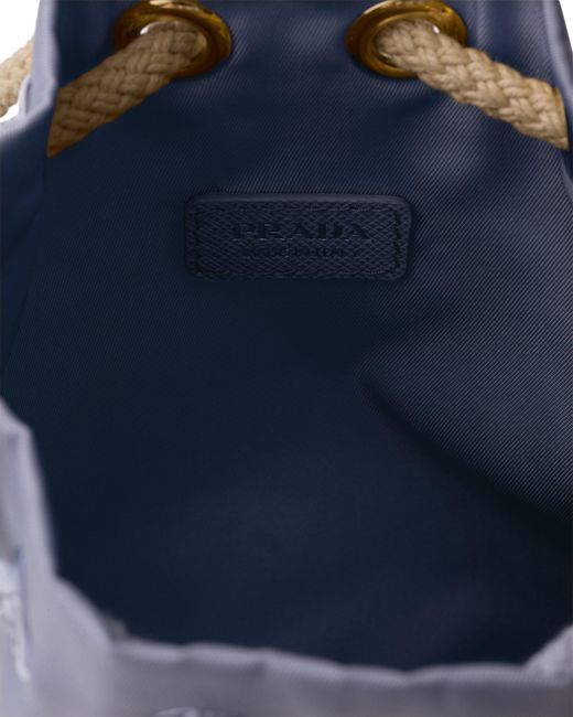 Prada Blue Re-Nylon Smartphone Case, Aviation