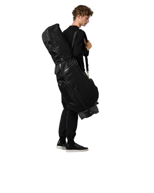 プラダ　バッグ　NYLON GOLF Prada Golf Bag in Black for Men | Lyst