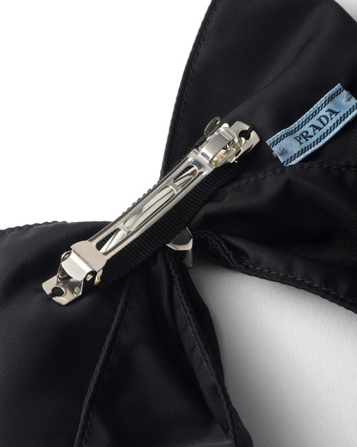 Prada Black Re-Nylon Hair Clip