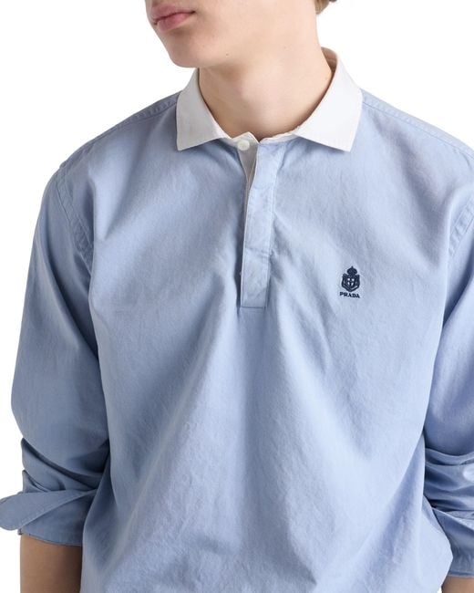 Camicia di Prada in Blue da Uomo