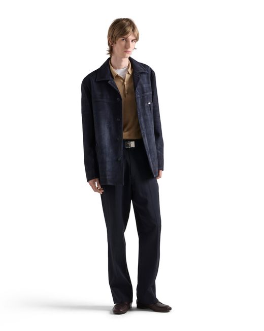 Caban di Prada in Blue da Uomo