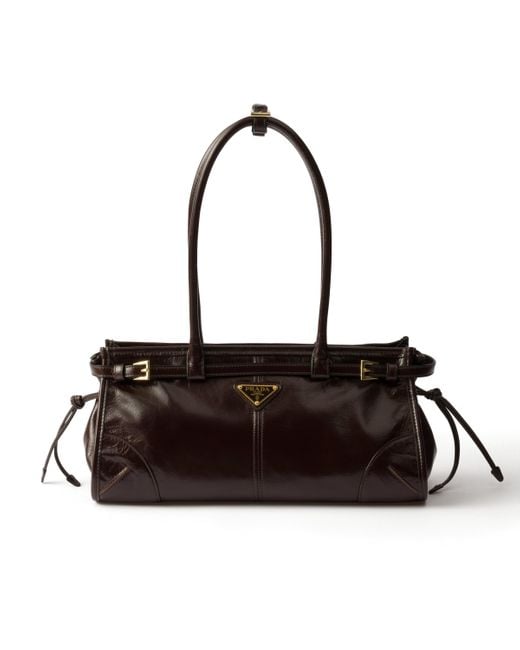 Prada Black Bonnie Medium Leather Handbag