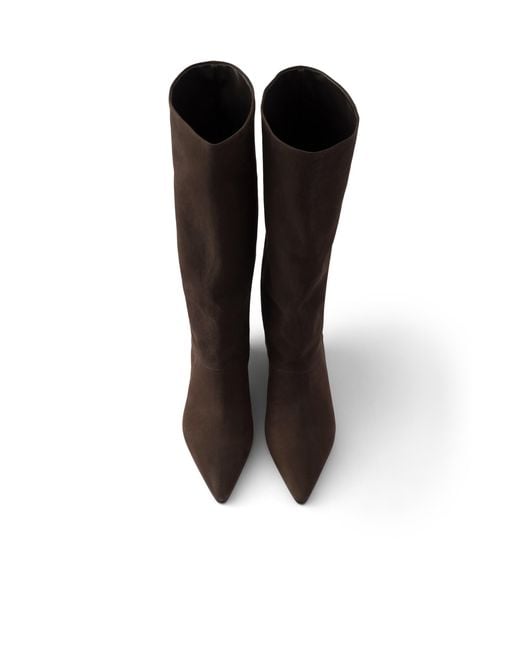 Prada Black Leather Boots