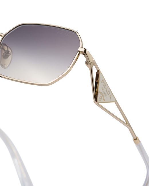 Prada Multicolor Sunglasses With Triangle Logo