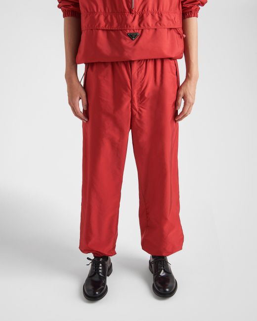 Pantaloni di Prada in Red da Uomo