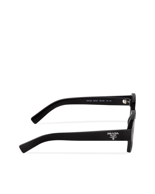 Prada Black Sunglasses With Logo for men