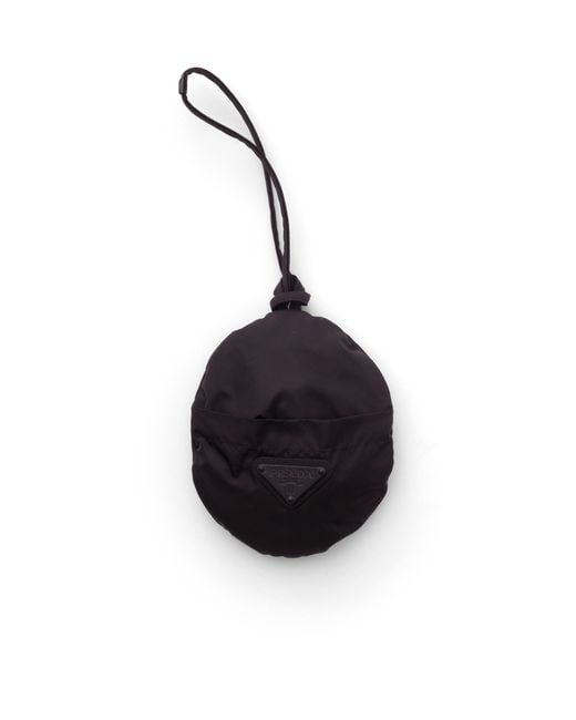 Prada Black Foldable Re-Nylon Bucket Hat
