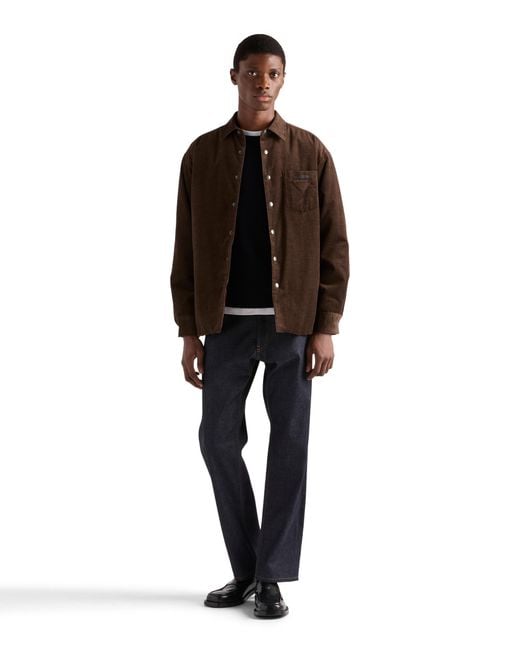 Camicia di Prada in Brown da Uomo