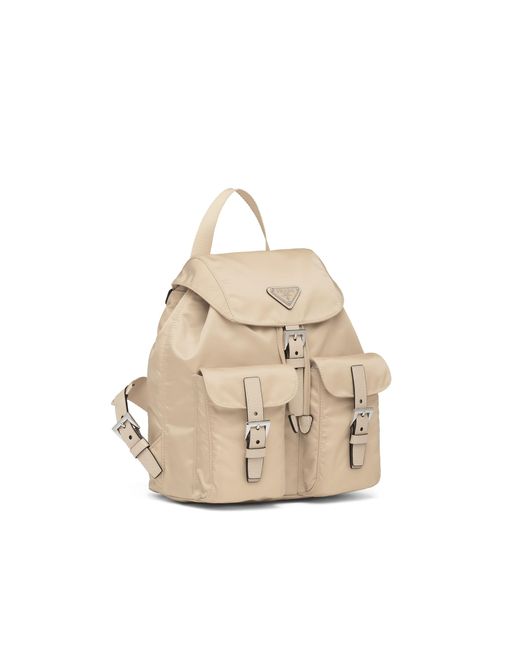 Prada Natural Small Re-Nylon Backpack