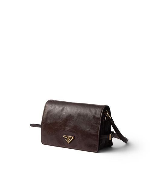 Prada White Mini Leather Shoulder Bag