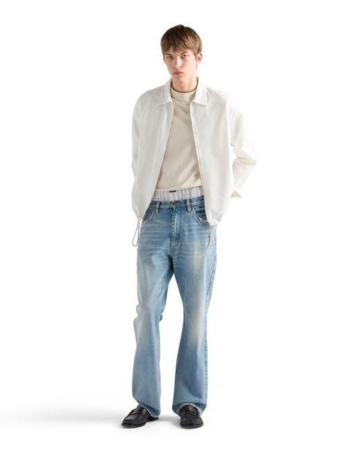 Prada White Cotton Shirt for men