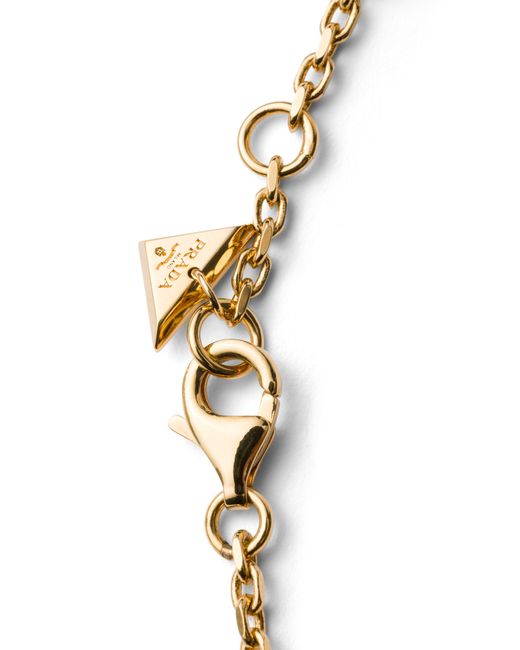 Prada Metallic Metal Bracelet