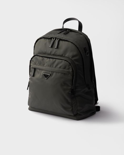 Prada Multicolor Re-Nylon And Saffiano Leather Backpack for men