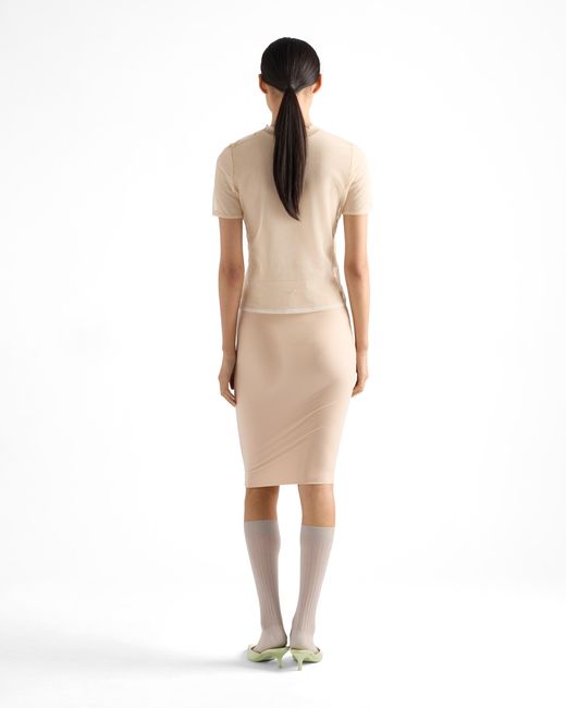 Sottogonna di Prada in White