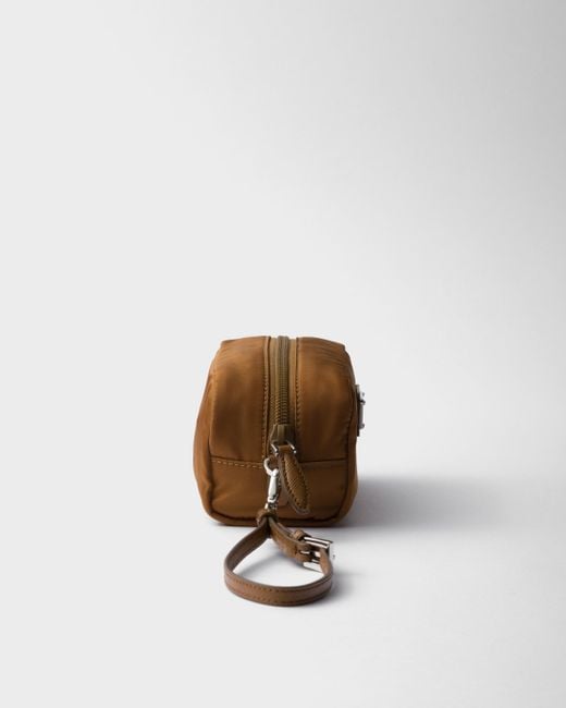 Prada Brown Mini Re-Nylon Pouch