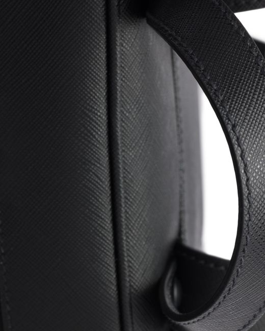 Prada Black Saffiano Backpack for men