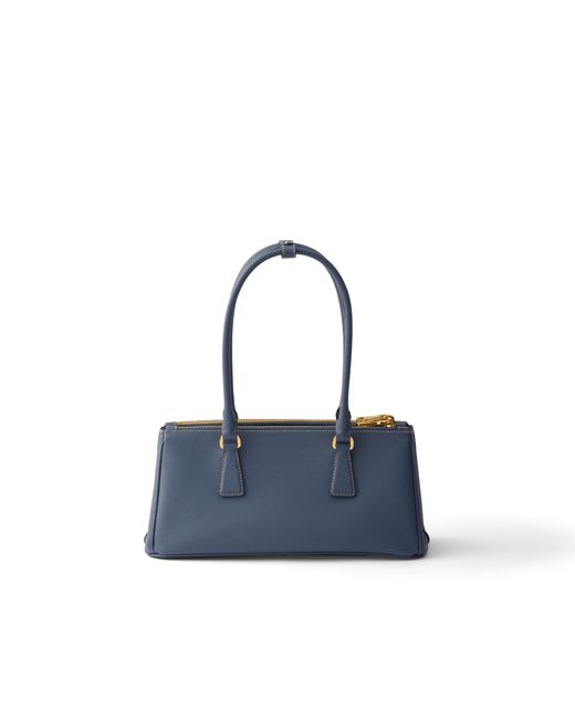 Prada Blue Galleria Medium Saffiano Leather Bag