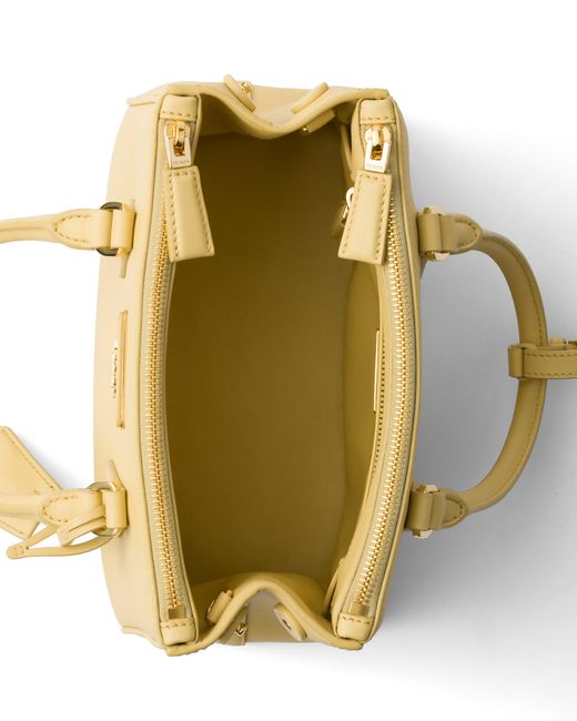 Prada Metallic Galleria Small Leather Bag