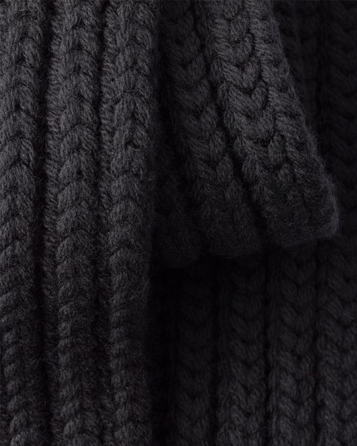 Prada Black Wool Scarf
