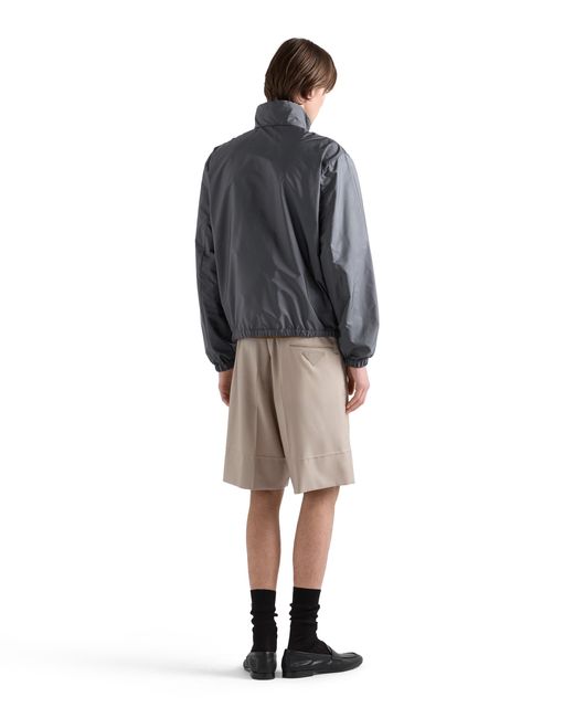 Prada Gray Re-Nylon Jacket for men